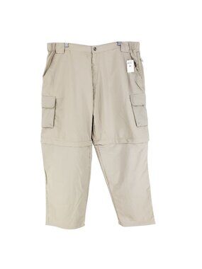 Dakota Grizzly Men's Size 2XL Convertible Outdoor Pants Khaki